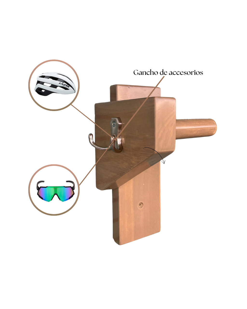 Soporte vertical para bicicletas