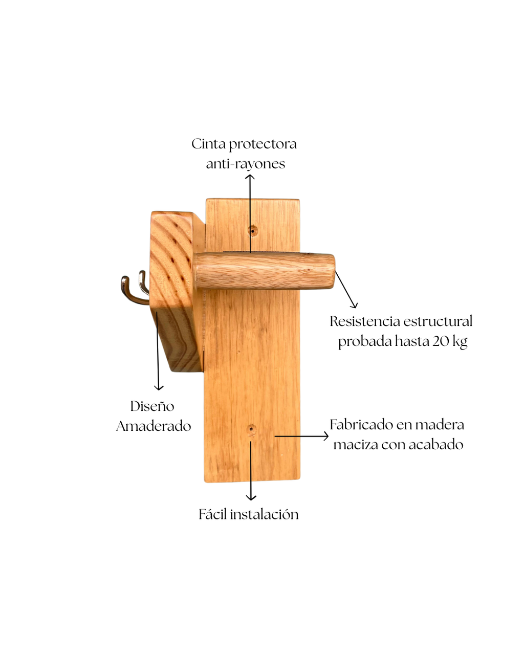Soporte vertical para bicicletas