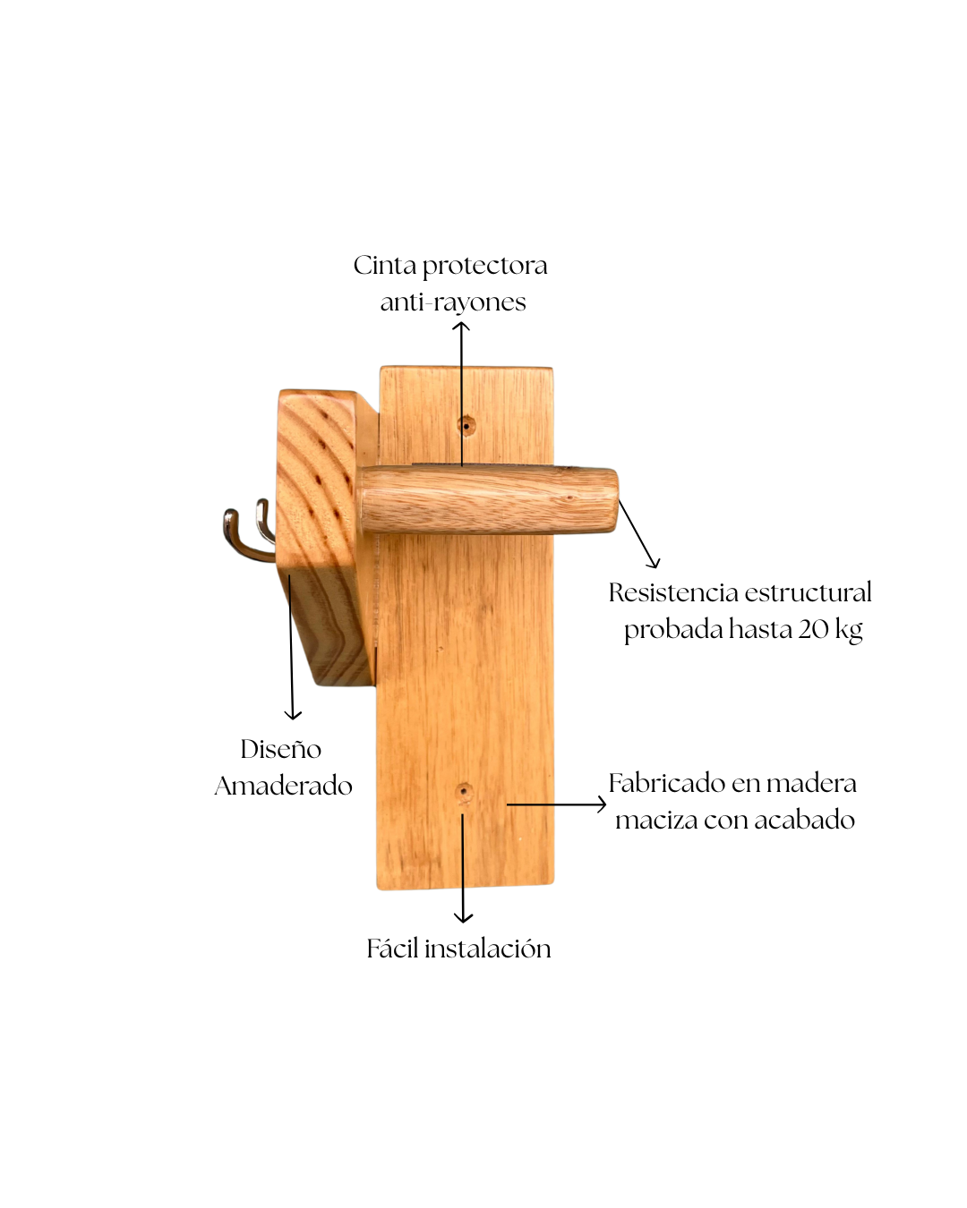 Soporte vertical para bicicletas